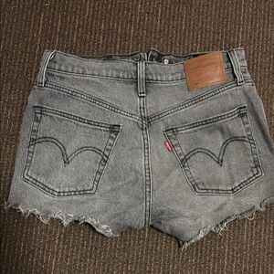 Levi's Women's 501 Gray Denim Shorts